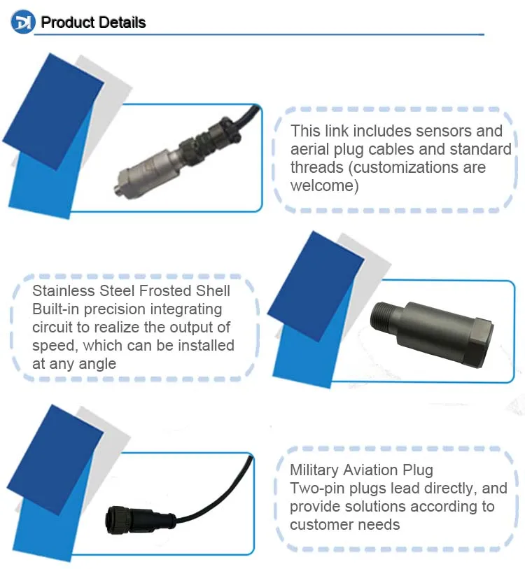 Vs420 Series Vibration Sensor 420ma Housing Vibration Sensor For