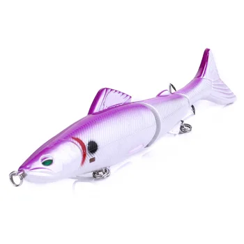 Hengjia Swimbait 12.5CM-17.7G Wholesale Swimbait Multi Jointed Lure Jerkbait Fishing Hard Glide Bait – Soft Lure – view 5
