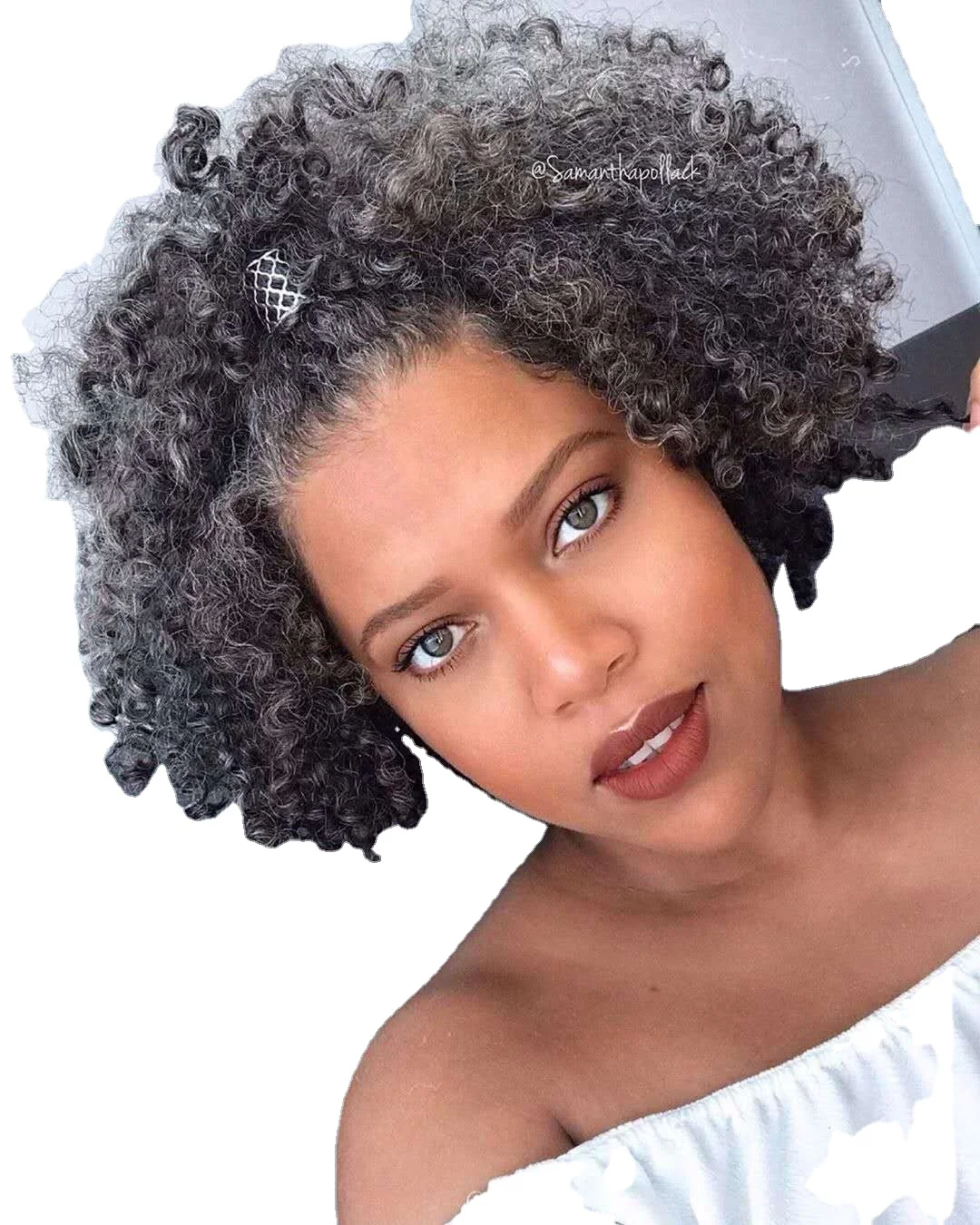 Black Mixed Grey Salt And Pepper Hair For Braiding,Silver Grey Salt&pepper  Natural Gray Ponytail Bundles Hair Extension - Buy Black Mixed Grey Hair,Salt&pepper  Ponytail,Gray Hairpiece Product on Alibaba.com