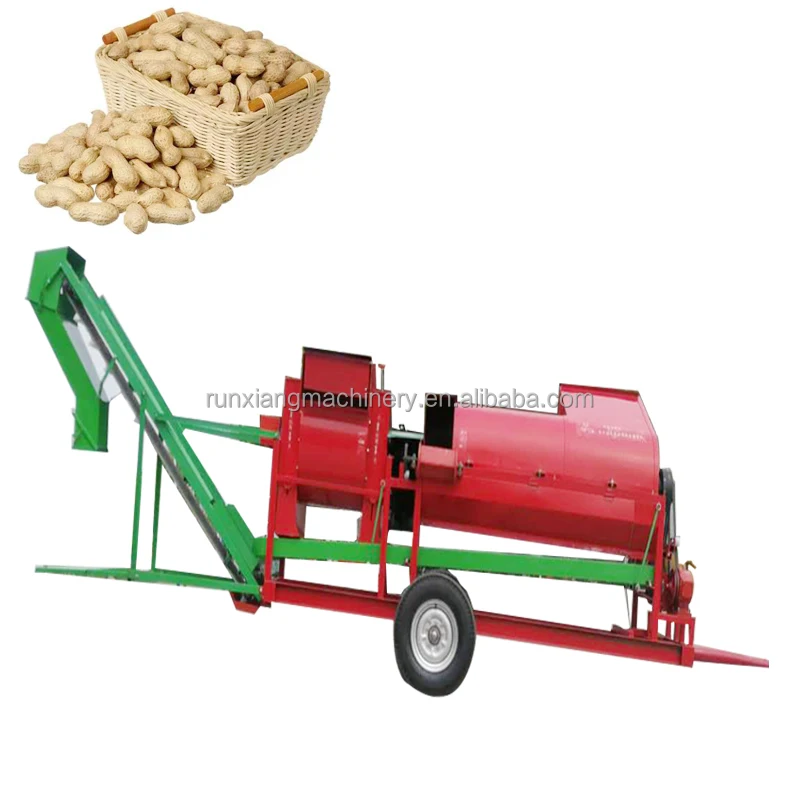 Groundnut Threshing Machine Earthnut Picker Harvester Earth Pea Picker Peanut Picking Machine