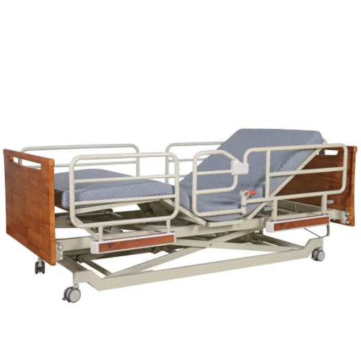 factory direct price high end Ultra low Back lifting Adjustable three function electric hospital bed