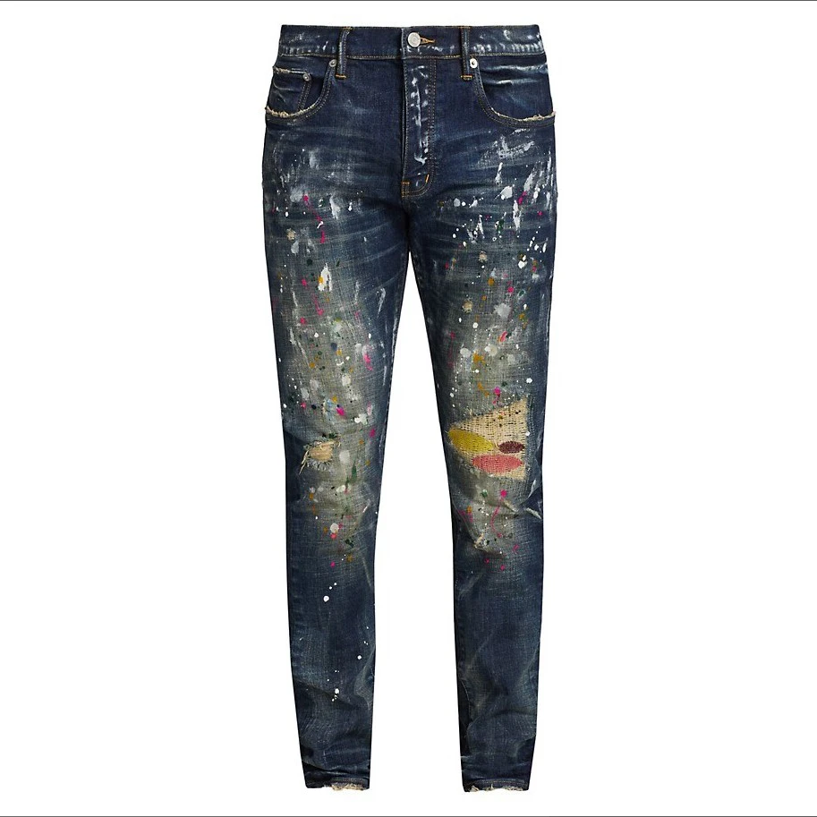 Fade and Splatter Jeans