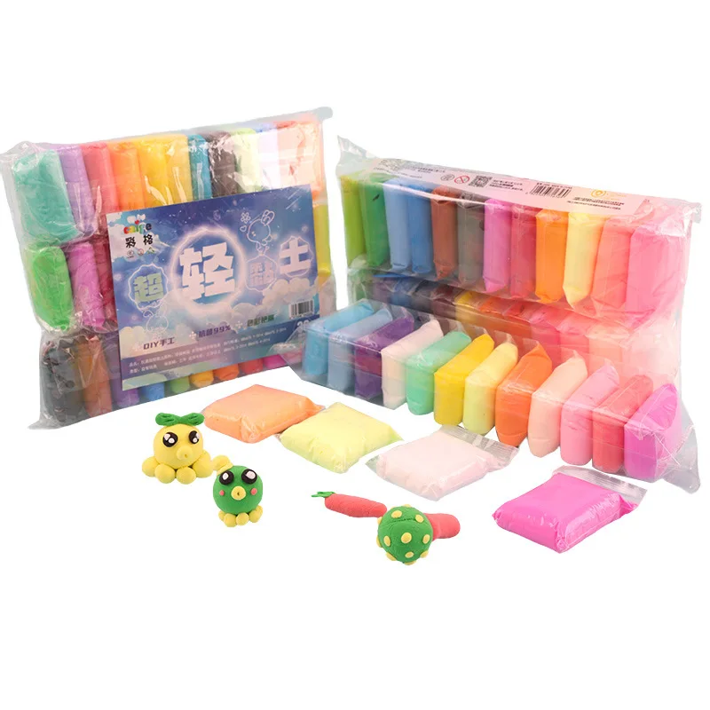 Нетоксичная глина 12/24/36 цветов