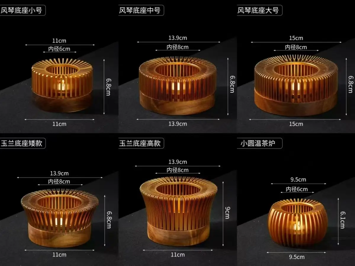 Scalda Teiera In Acciaio Inox Con Porta Candele - Riscaldatore Per