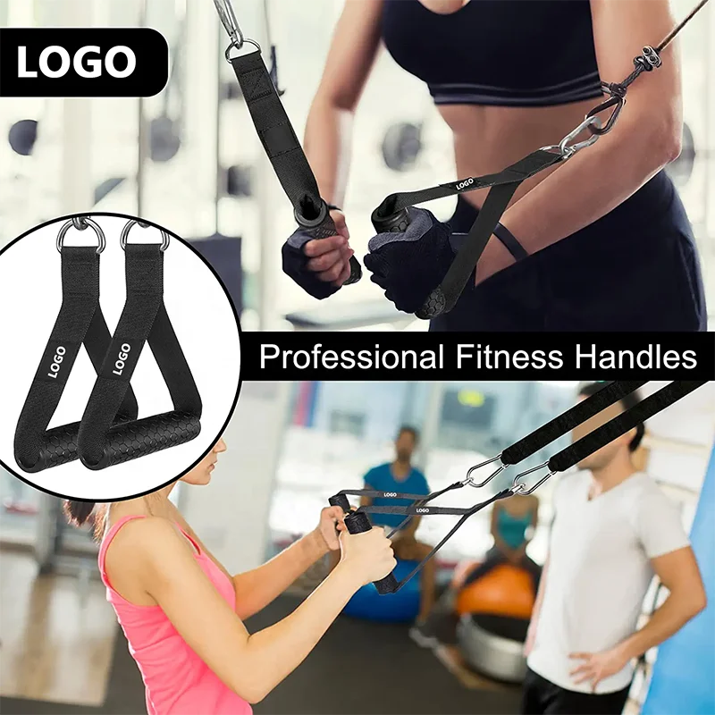 Exercise Resistance Band Replacement Rubber Workout Mag Grips Handle Gym Equipment Fitness Handle
