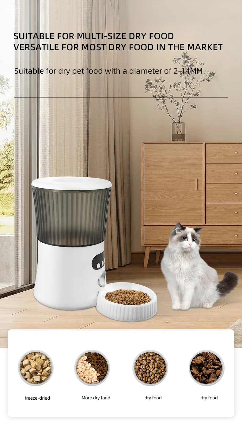 Glomarket Tuya Dog Cat Smart Pet Feeder Wifi Intelligent Remote Control
