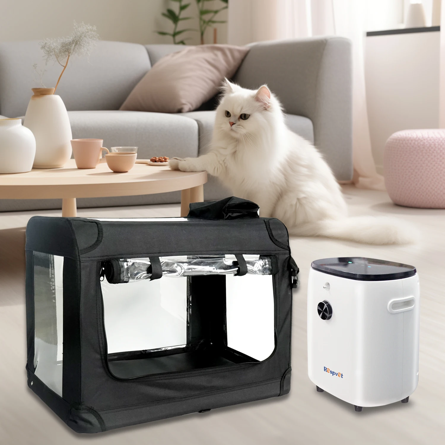 Oxygen Machine for Dogs Small Size Cat Icu Cage Oxygen Pet Tent