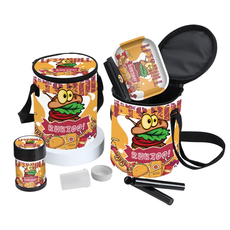 Rukioo New Arrival Bucket Bag Smoking Kit Set With Electric Herb