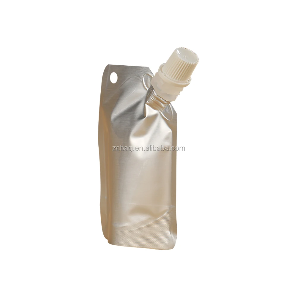 100ml Oblique Side Gusset Spout Nozzle Mylar Aluminium Pouch