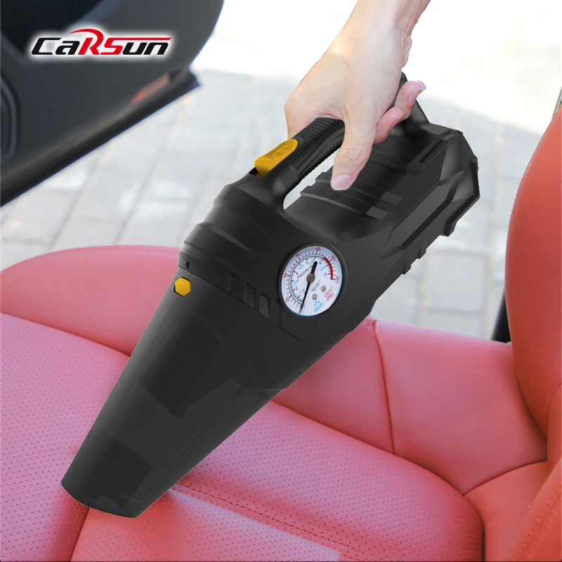 Carsun C1859 Handheld Portable Car Vacuum Cleaner 12v Tyre Pressure