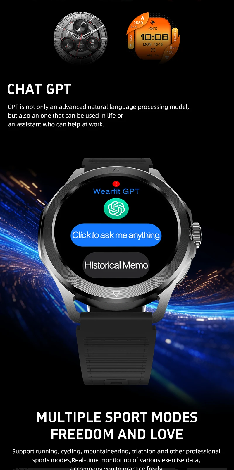 Welcome OEM Order, Factory Whole Selling 2025 Hw5 Pro+ Round Smart Watch 1.43inch Amoled Screen Chatgpt 1gb Memory Bt Call Multi Sport Modes Relojes Smartwatch For Men - Buy Round Smartwatch men Smart Watch