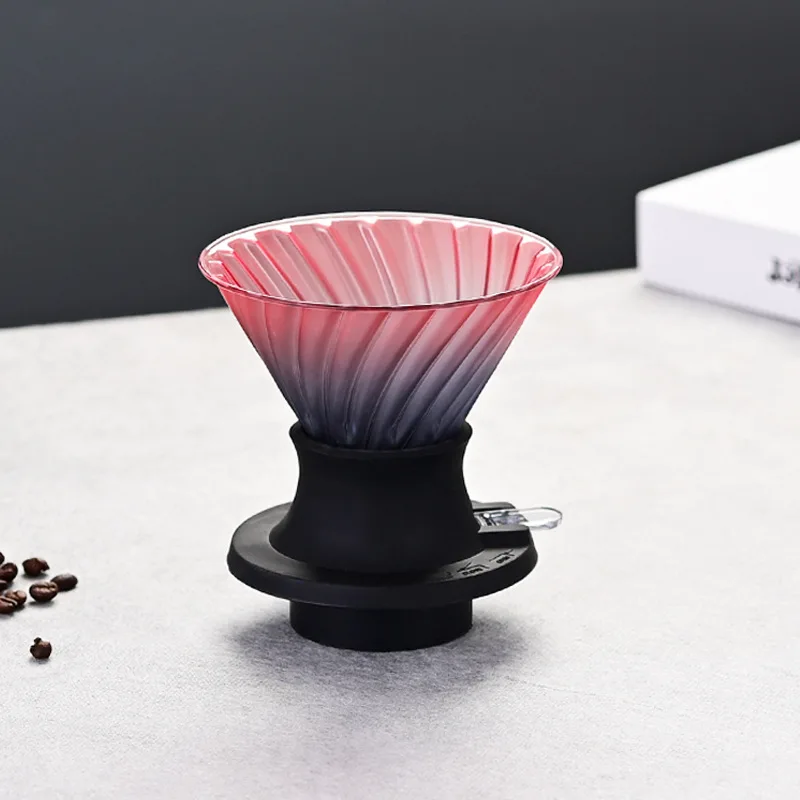 Custom High Borosilicate Glass Pour Coffee Clever Dripper Set and Cup Cone Dripper Filter for Cold Brew Coffee Maker Set supplier