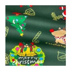 5 шт. без минимального заказа 20*25 см рождественское рукоделие праздничное домашнее шитье Лоскутное шитье стеганая ткань с принтом