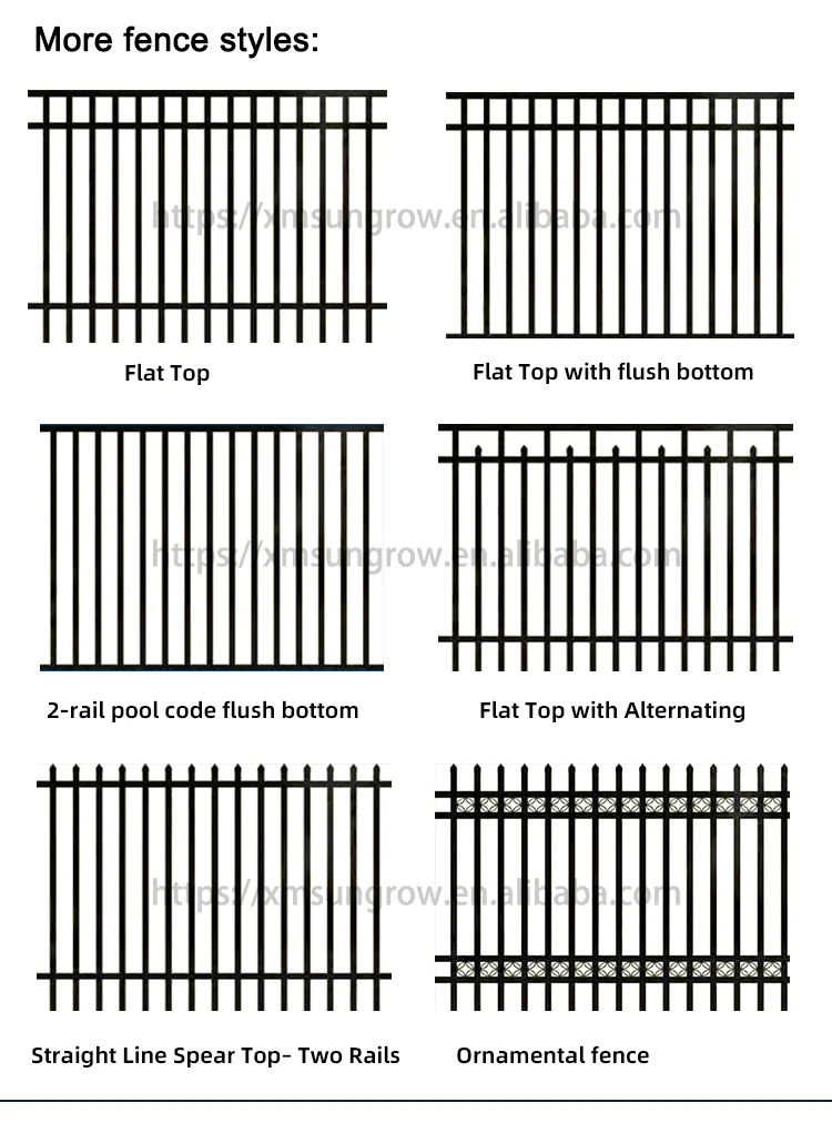 House Garden Boundary Security Wall Metal Fence Designs Custom Home