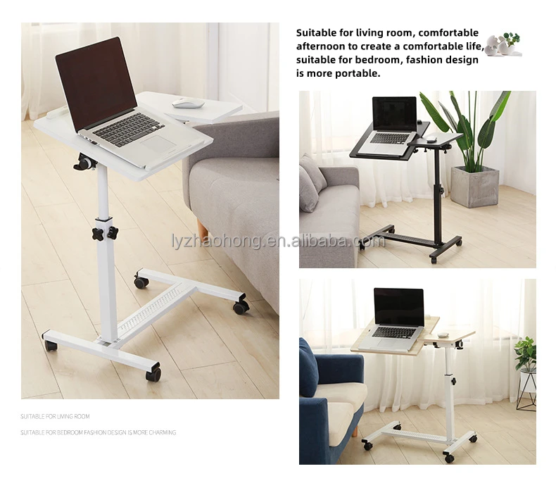 Movable Lifting Computer Table Student Dormitory Simple Lazy Rotating ...