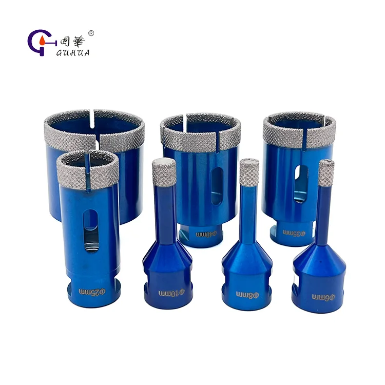 6-50mm M14 Thread Blue Brazed Diamond Core Drill Bits