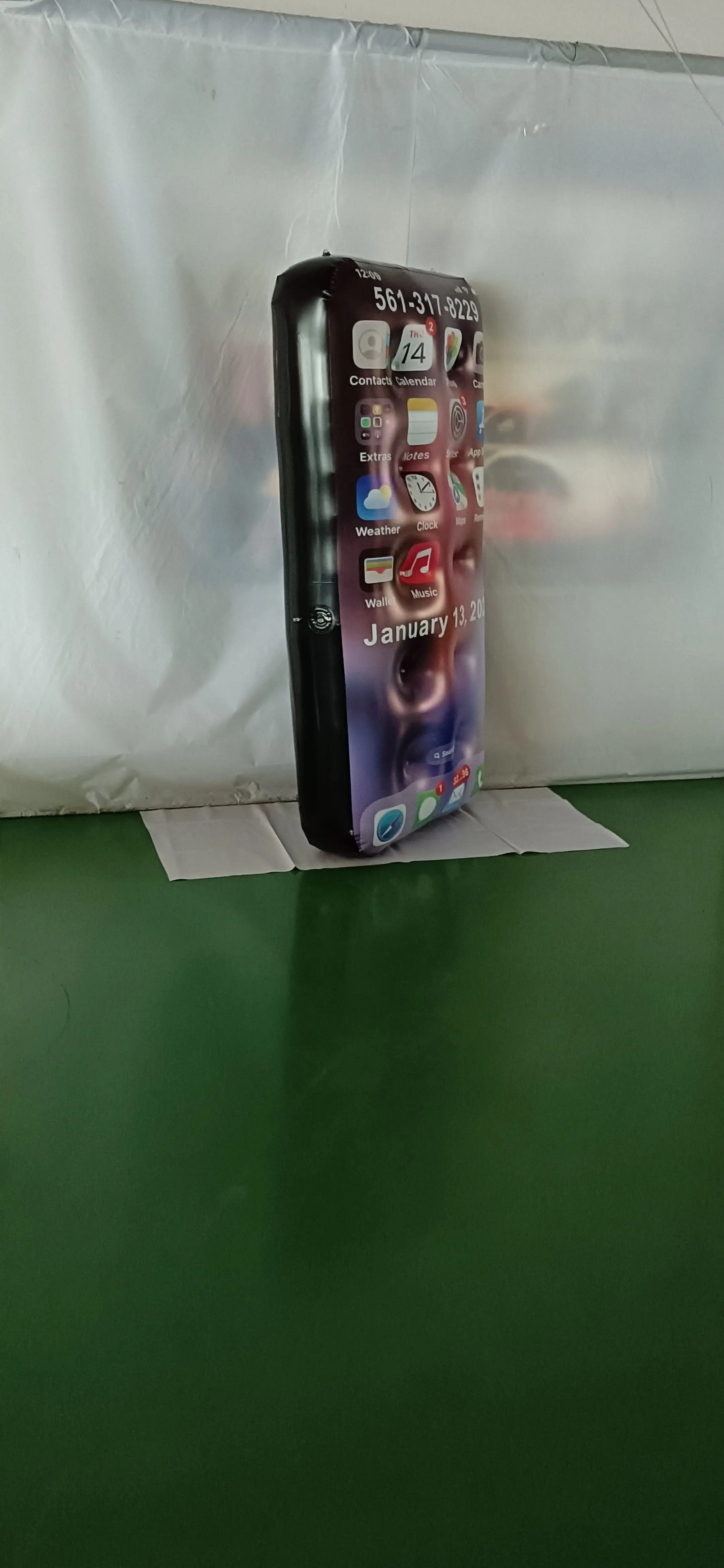 Customized Balloon Smart Phone Model Inflatable Mobile Phone Advertising Inflatable iphone for Sale