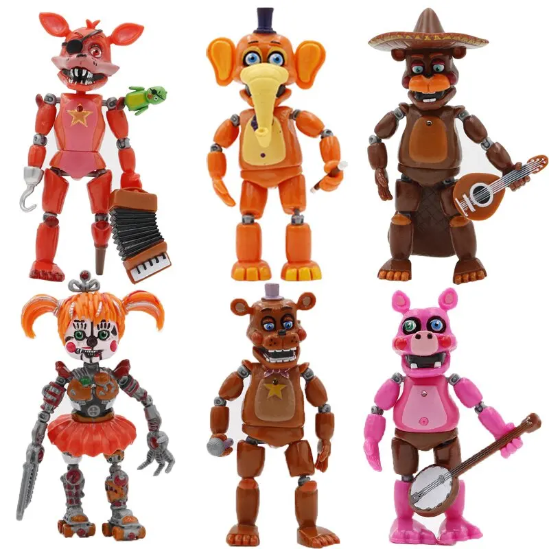 Characters Five Nights Freddys - 6 Pcs/set Anime Figure Action Pvc