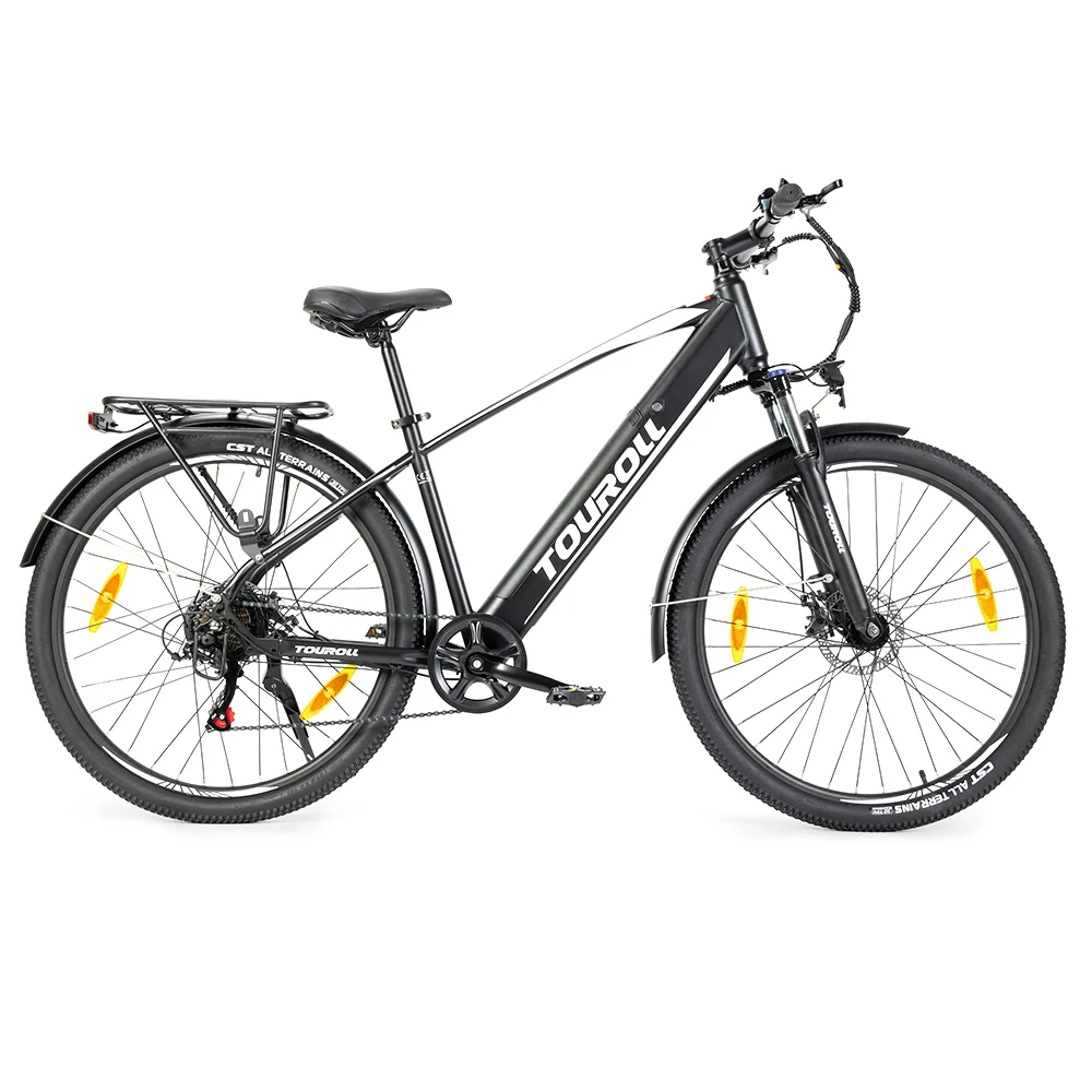 2025 Hotsale Mountainbike 250W 27,5 Zoll 15,6 Ah 250W 7-Gang Touroll J1 Elektro-Trekking rad mit 120kg Last