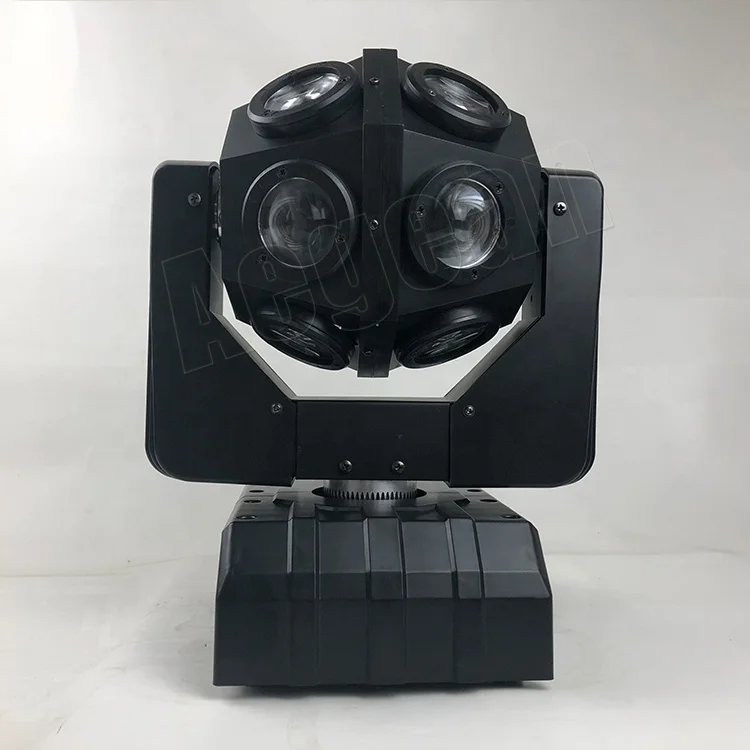 12x12w Mini Led Football Rotation Led Moving Head Stage Lights for Night Disco