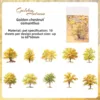D Golden Rice et Cinnamon Tree Shadows-jaune