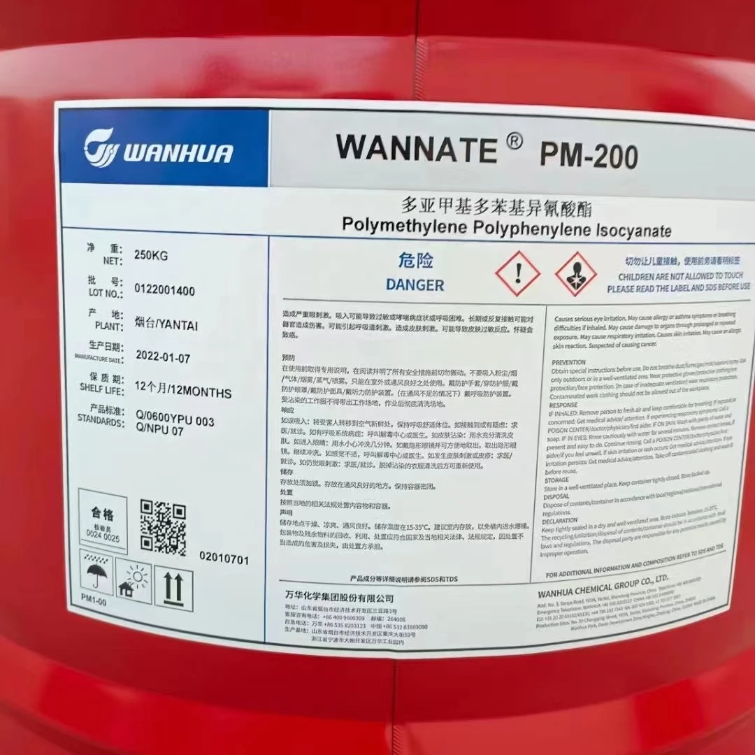 Factory Direct Polyol Isocyanate Polymeric Mdi 200 Competitive Price