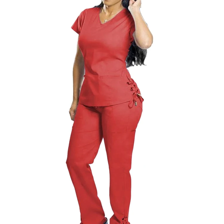 Anti Wrinkle Scrubs Uniform Sets Jogger Scrubs For Staff Doctors And ...