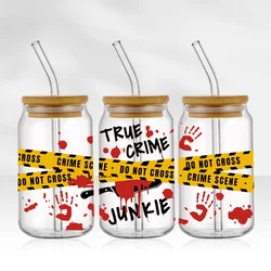 Factoroy Custom Transfer Printing UV DTF Cup Wraps Transfers For 16oz Libbey Glass Beer Cans 24oz 20oz 16oz Cold Cup Wraps