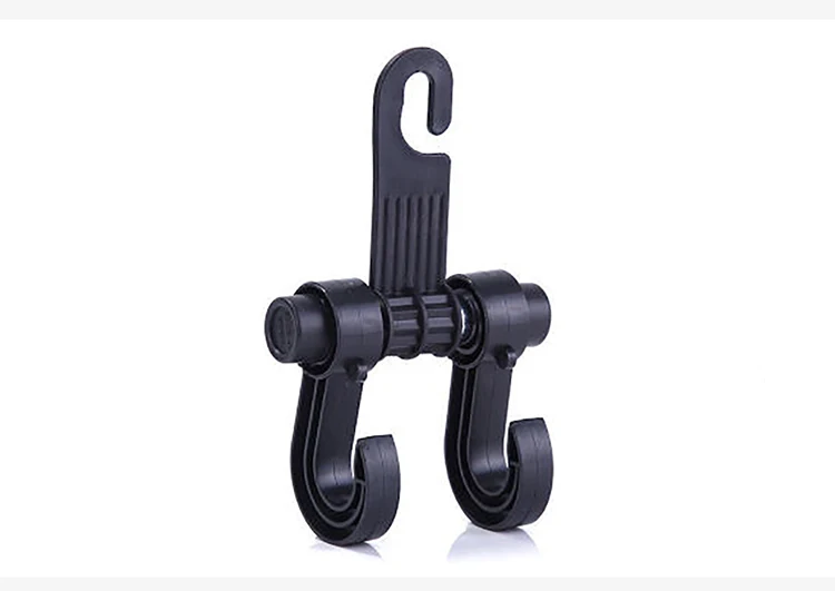 Multifunctional Adjustable Headrest Hook Plastic Headrest Hook Hanger Back Seat 2 In 1 Car Headrest Hook