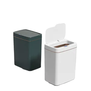 Creative Standing PP Material Smart Induction Trash Can for Household Automatic & Creative Living Room Kitchen Bedroom Toilet