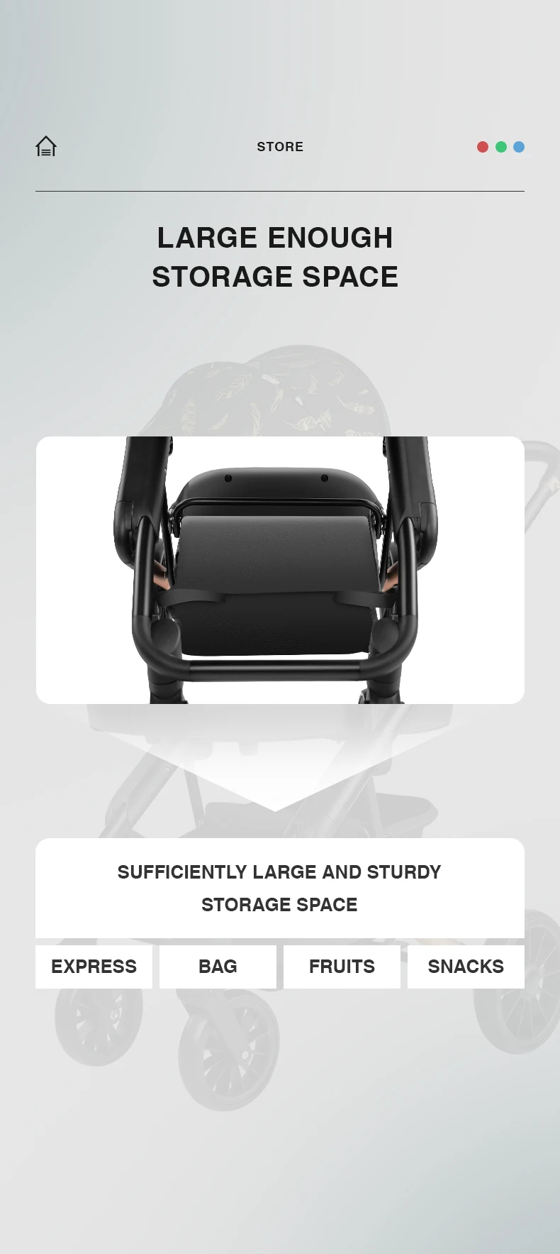 easy folding lightweight baby stroller pram 3 in 1 baby stroller with car seat system