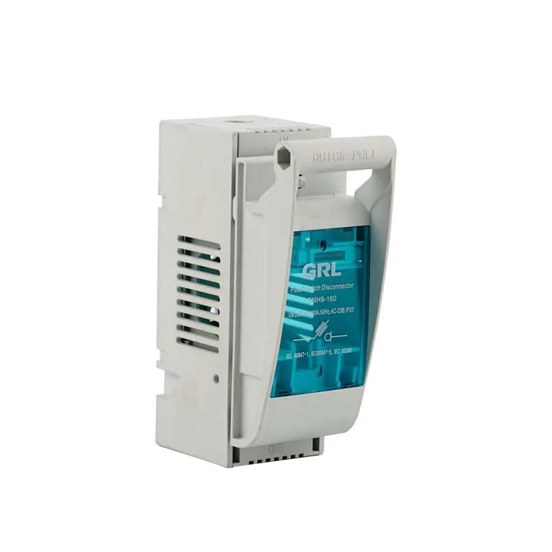 GRL DC Power NH Fuse Switch Disconnector DNH9 Series 1P 2p 3p DC SWITCH Dc Solar Disconnect Fused Switch