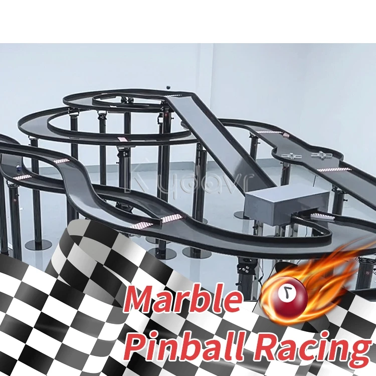 Professional Fubeca Fast and Furious Roller coaster Competition Billiards Run Game Marble Pinball Track Set Battle Race