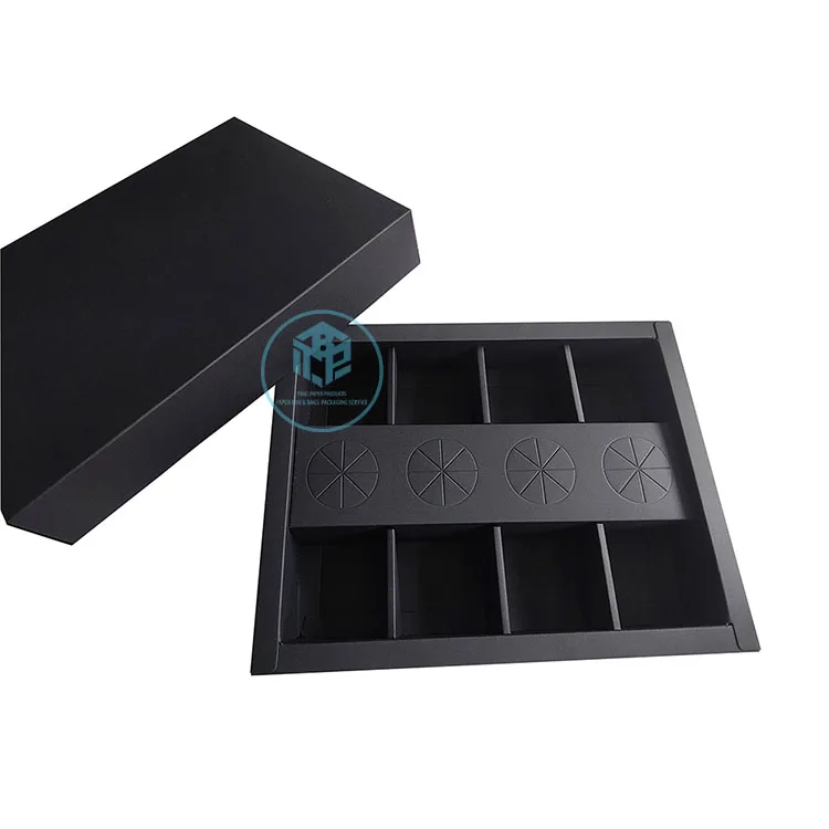 RTS Eco Friendly Black Party Chocolate Cookie Kraft Paper Boxes with ...