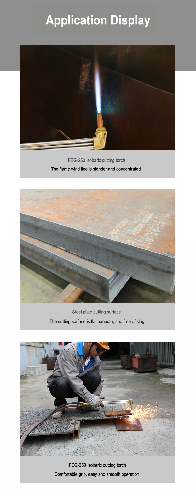 TKWeld FEG-250 Heavy-Duty Portable CO2 & Oxygen Acetylene Long-Handled Welding Torch with Double Switch and 54V Input factory