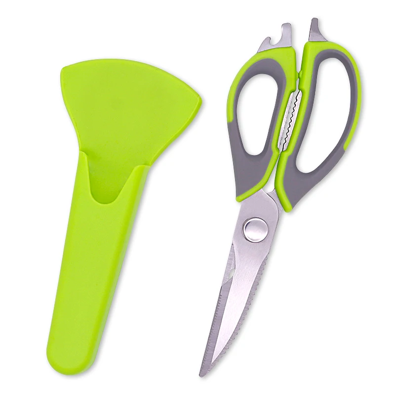 Fridge Multipurpose Kitchen with Magnetic Holder Cover Chicken Bone Cutting Bone Scissors Take Apart Kitchen Shears