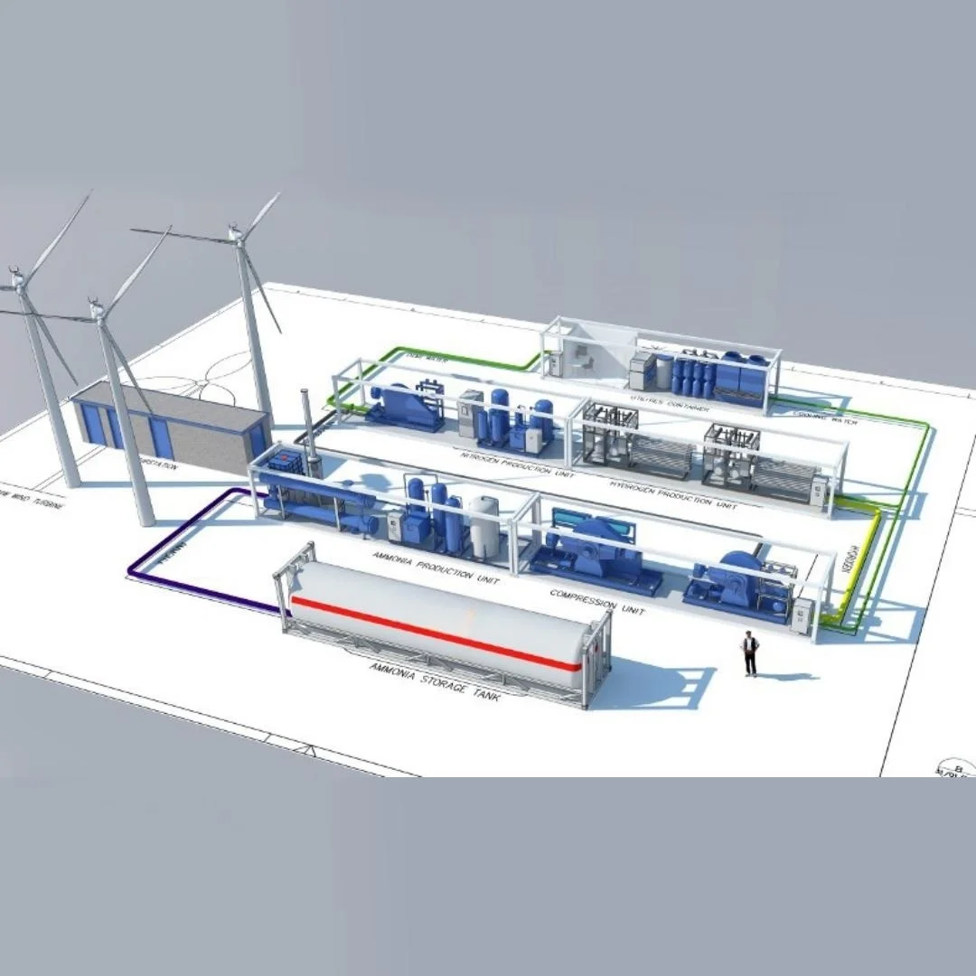 WOBO MeOH Plant 90000Tpy Methanol Making Machine for Hydrogen Carrier