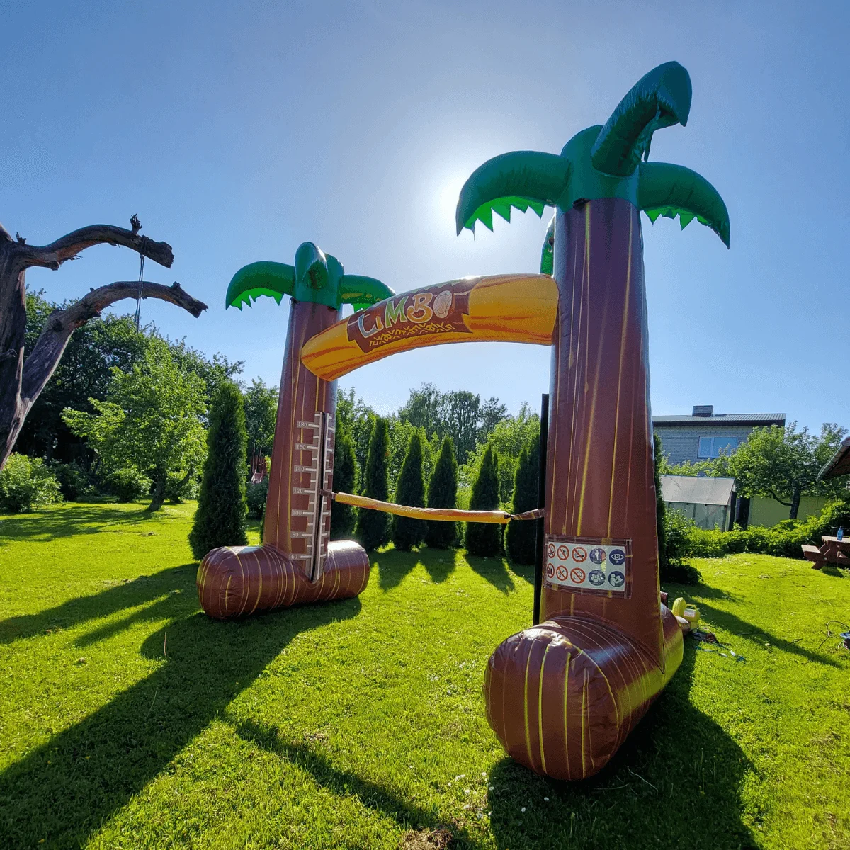 Abaodam Jeu De Limbo Gonflable Géant Pour Enfants – Barre De Limbo Saut Humoristique, Super Fun Pour Jardin, Maison Ou Fêtes Intérieures/Extérieures !