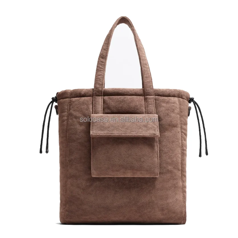 Terry Cloth Tote Beach Bag