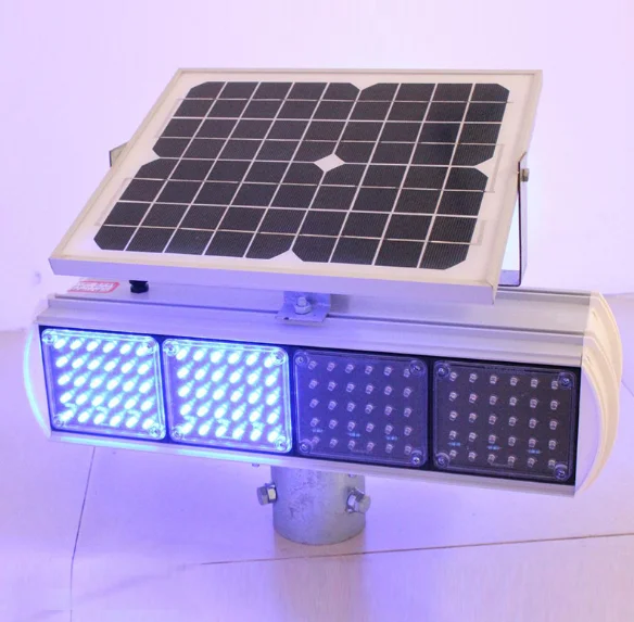 Высокое качество Солнечная красная и синяя двойная лампочка со светодиодом светофора стробоскоп светильник