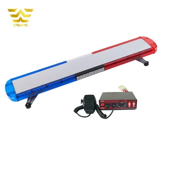 Lamp accessory wholesale blue led emergency signal lights Warning flashing ambulance Light bar with Horn siren