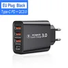 Black eu plug
