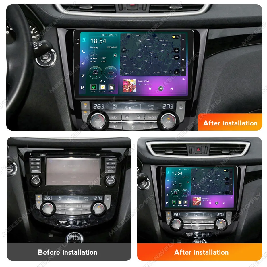 M6 PRO Android 12 2K QLED Screen Car Video for Nissan X-Trail 3 T32 2013 - 2017 Qashqai 2 J11 Car Auto Gps Monitor Radio System