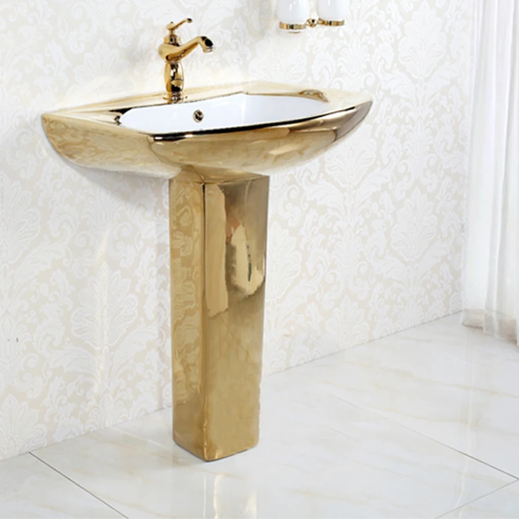 Bathroom Golden Sanitary Wares Ceramic Bathroom Set Luxury Gold Toilet