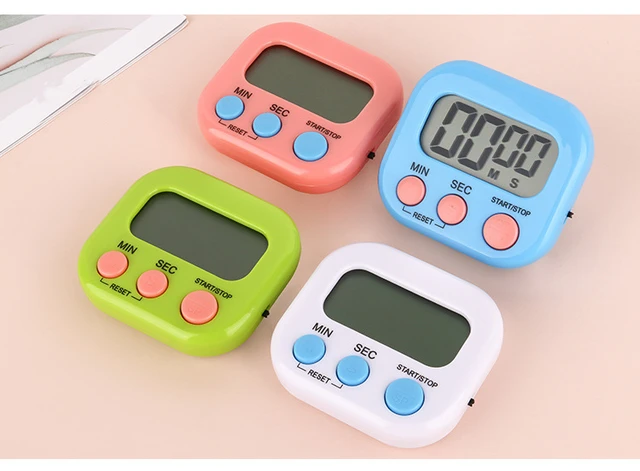 2Pack Kitchen Timer for Kids Digital Timer for Cooking Egg Cute Magnetic  Desk Timers for Teacher Toothbrush Exercise Oven Baking - AliExpress