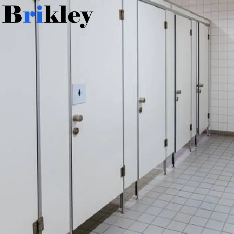 Brikley Hochwertige HPL-Toilettenkabine 13 mm Stärke mit Zubehörsatz