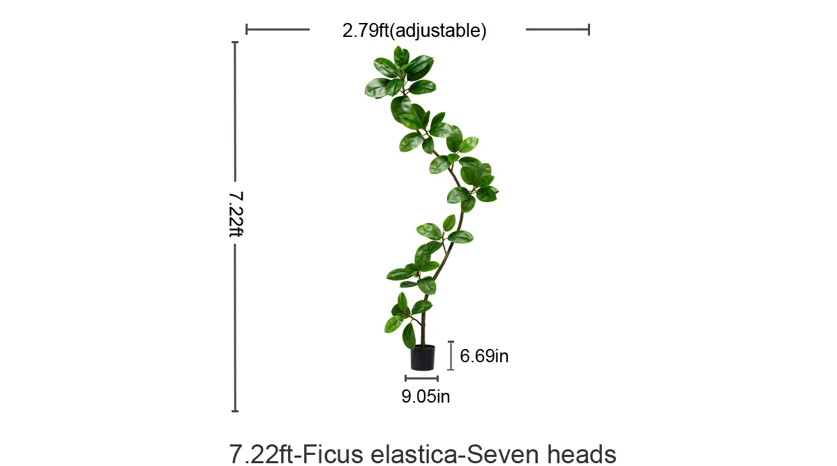 Best-Selling 2m Large Green Artificial Banyan Trees Piano Leaves Indoor Living Room Decor Silk Faux Grass for Office Decoration supplier