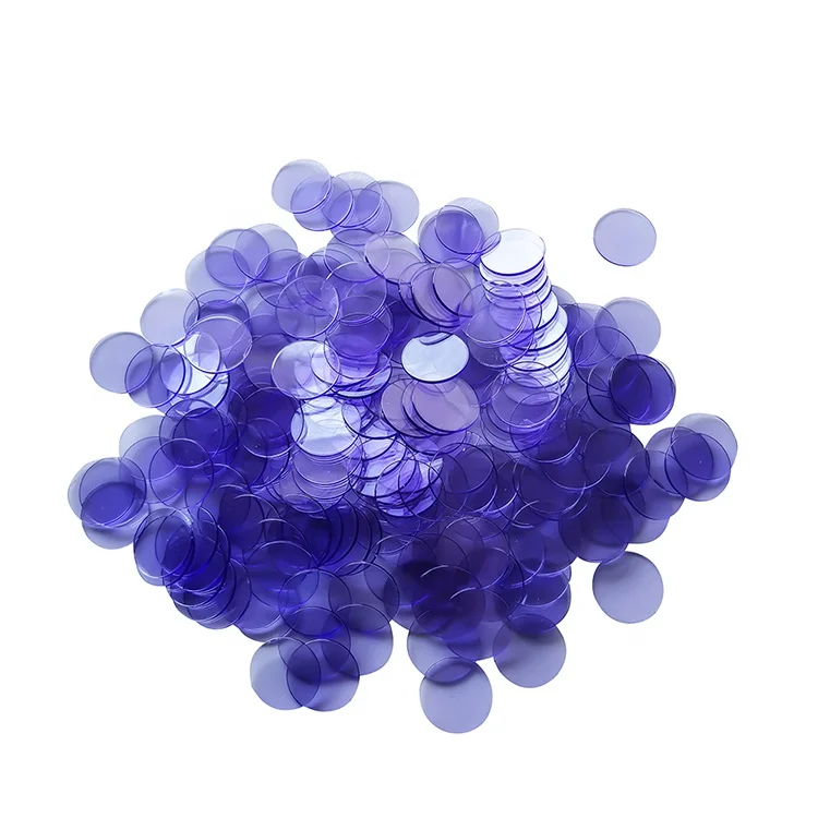 Прозрачные чипы для подсчета бинго, 25 мм/1 дюйм, 200 шт.