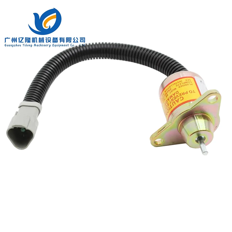 24V Shutoff Solenoid 3TNE72 3TNA72 4TNE84 4TNE88 1503ES-12S5SUC11S 1503ES-24S5SUC11S for Yanmar Engine