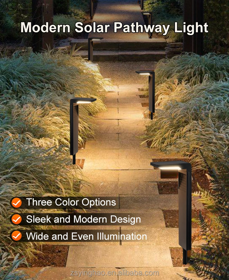 IP65 Waterproof Solar Pathway Lights for Outdoor Landscape